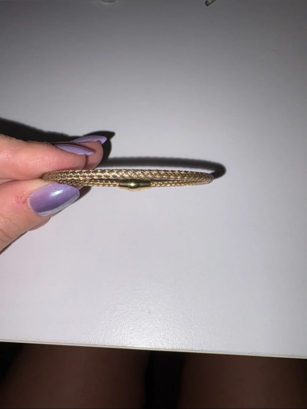 Italian Braided Bangle Bracelet